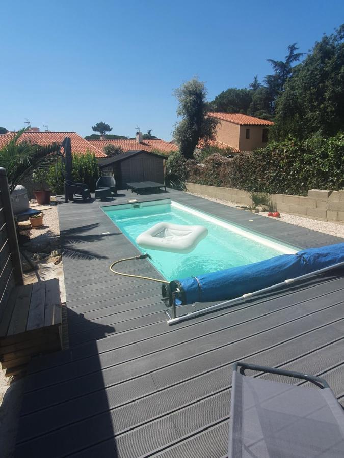 T2 Jusqu'A 4 Personnes En Rez-De-Jardin De Maison, Avec Piscine, Draps Et Serviettes De Toilette Fournis Apartment Argelès-sur-Mer Exterior foto